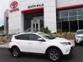 2015 Super White Toyota RAV4 XLE AWD  photo #2