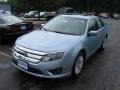 2010 Light Ice Blue Metallic Ford Fusion Hybrid  photo #2