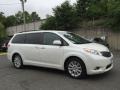 Blizzard White Pearl - Sienna Limited AWD Photo No. 3
