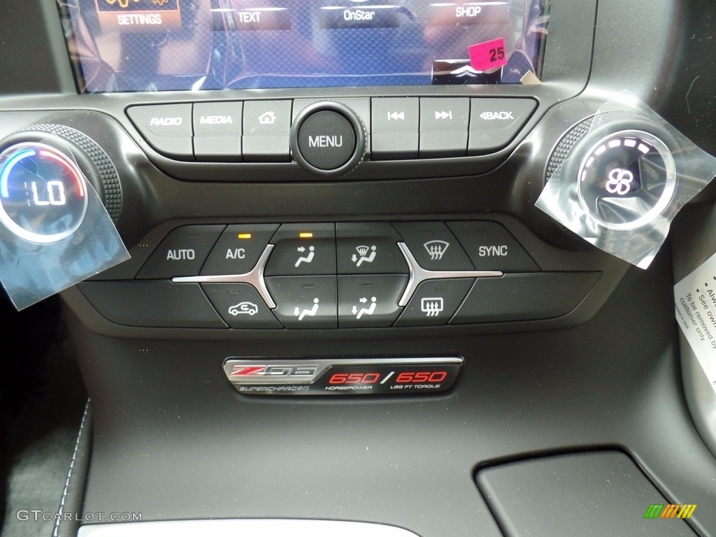 2017 Chevrolet Corvette Z06 Coupe Controls Photo #121095581