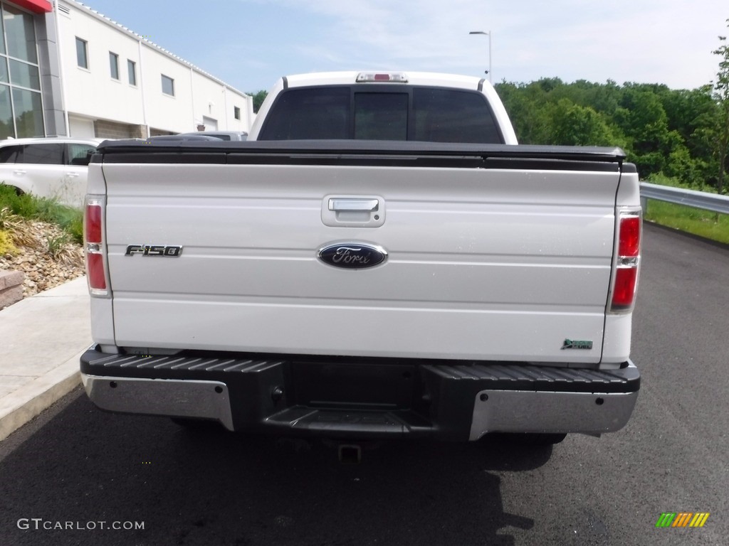 2010 F150 Lariat SuperCab 4x4 - Oxford White / Tan photo #14