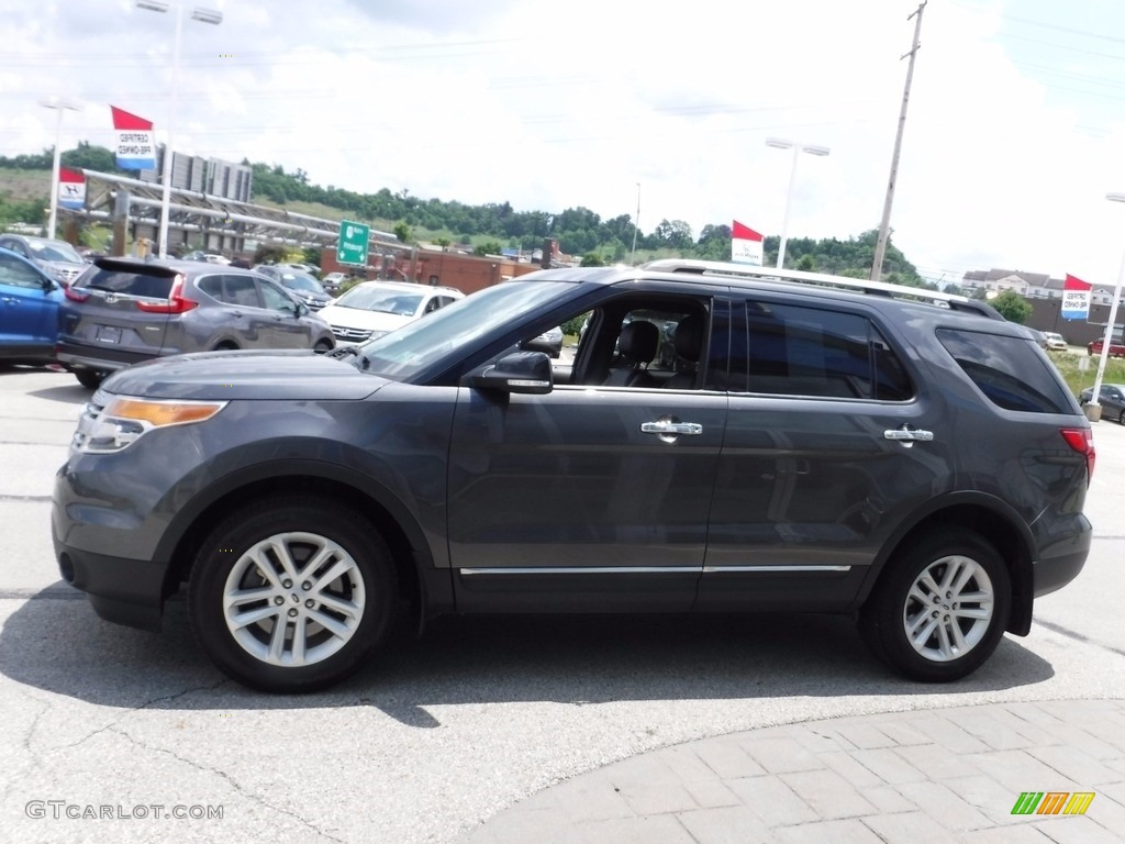 2015 Explorer XLT 4WD - Magnetic / Charcoal Black photo #6