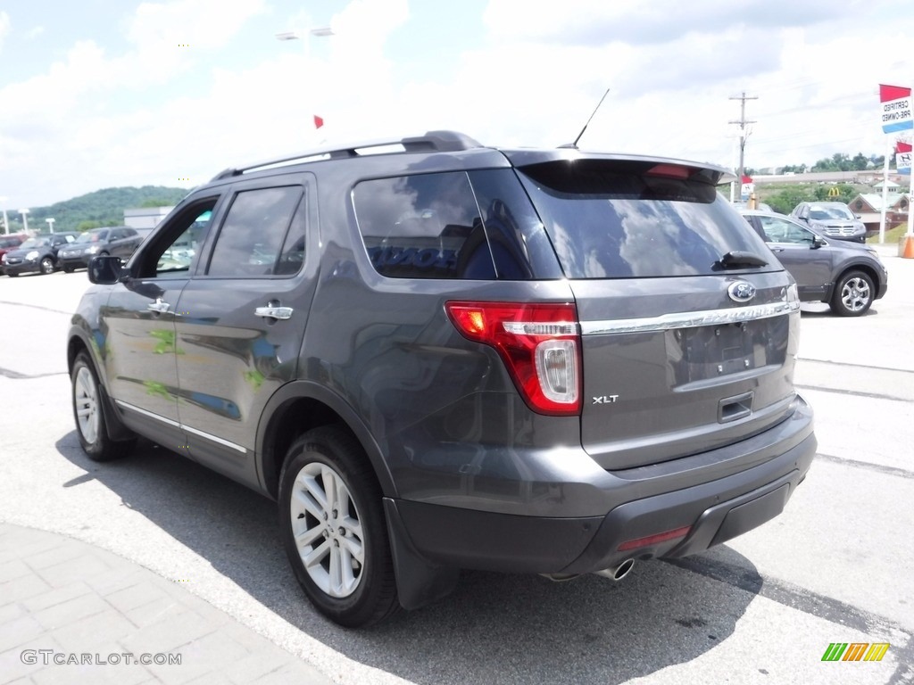 2015 Explorer XLT 4WD - Magnetic / Charcoal Black photo #8