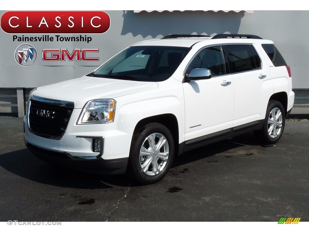 2017 Terrain SLE AWD - Summit White / Jet Black photo #1