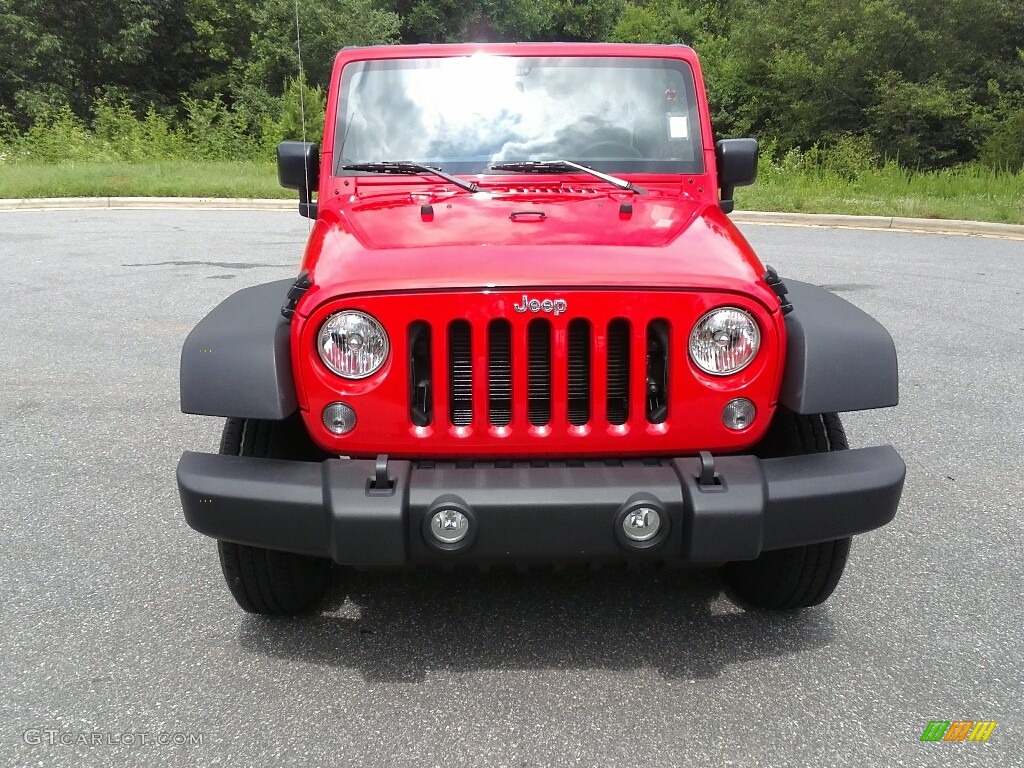 2017 Wrangler Sport 4x4 - Firecracker Red / Black photo #3