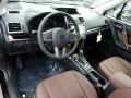 Saddle Brown 2017 Subaru Forester 2.0XT Touring Interior Color