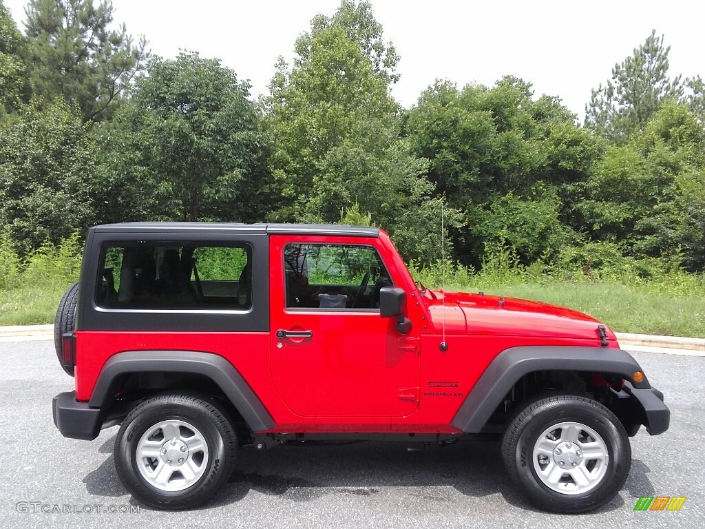 2017 Wrangler Sport 4x4 - Firecracker Red / Black photo #5