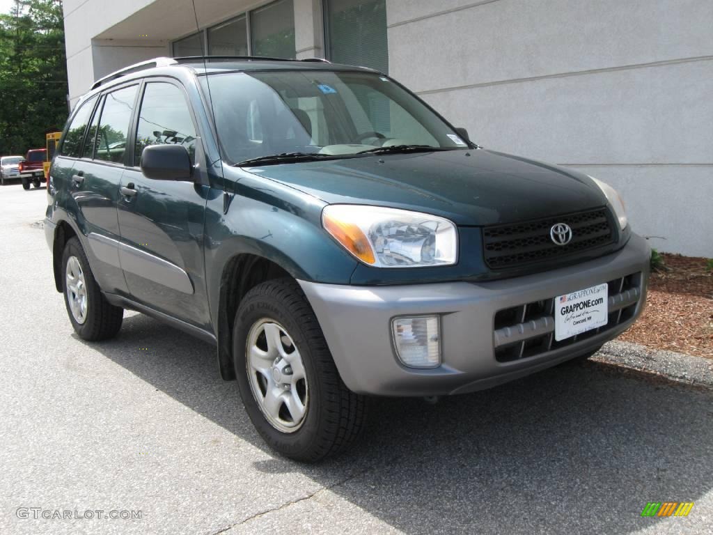 2002 RAV4 4WD - Rainforest Green Pearl / Taupe photo #1