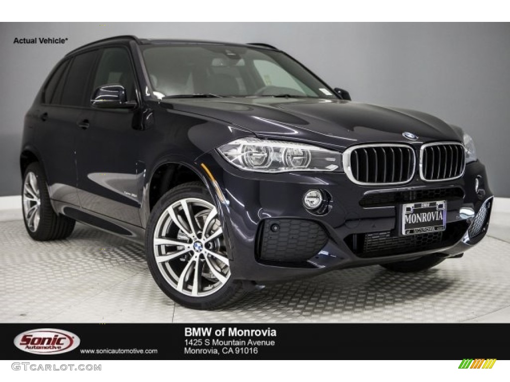 2017 X5 sDrive35i - Carbon Black Metallic / Black photo #1