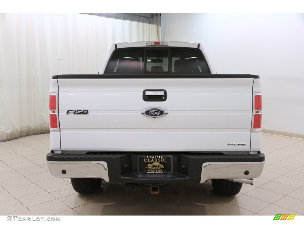 2014 F150 XLT SuperCab 4x4 - Oxford White / Steel Grey photo #17