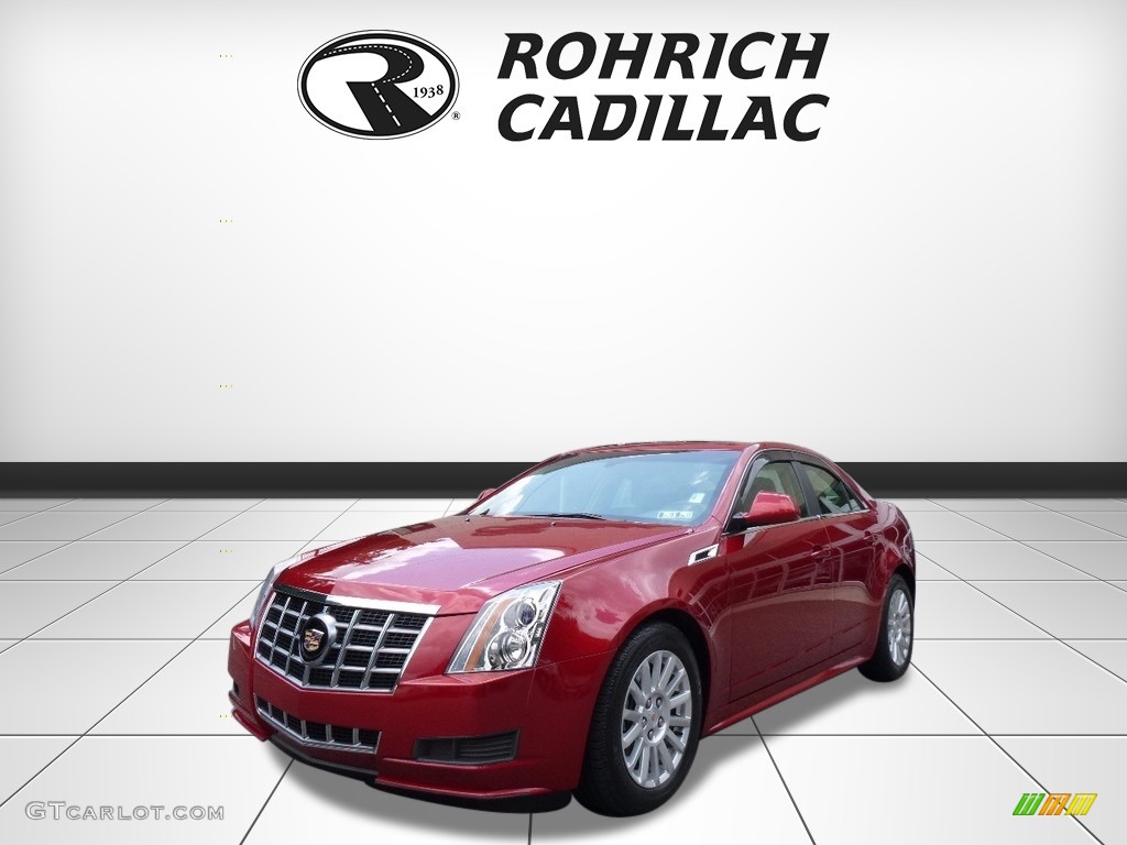 Crystal Red Tintcoat Cadillac CTS