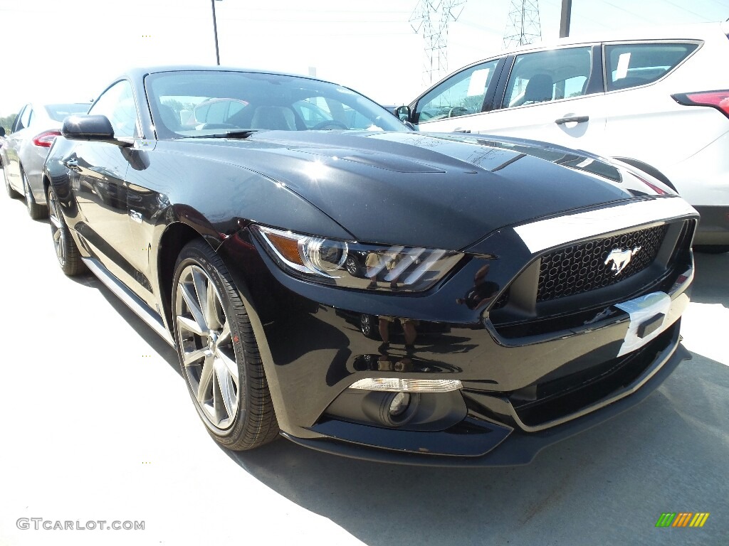 Shadow Black Ford Mustang