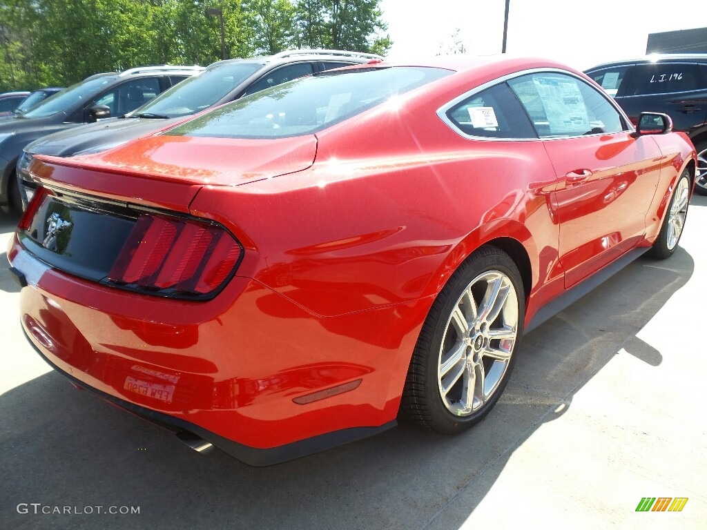 2017 Mustang EcoBoost Premium Coupe - Race Red / Ebony photo #3