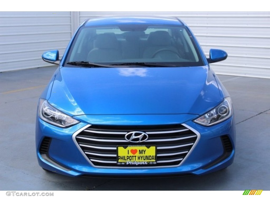 2017 Elantra SE - Electric Blue / Gray photo #2