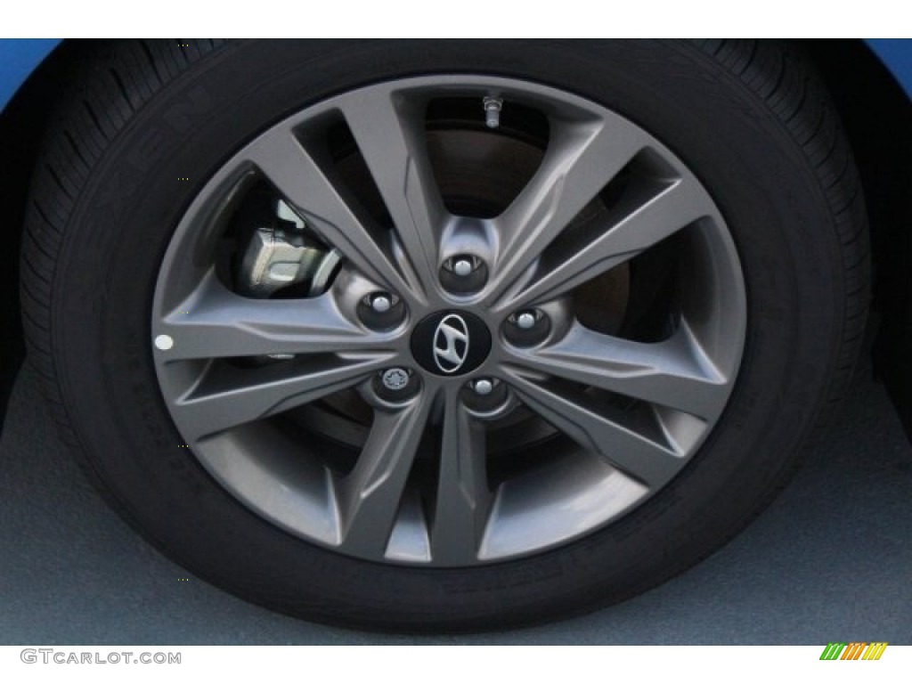 2017 Elantra SE - Electric Blue / Gray photo #4