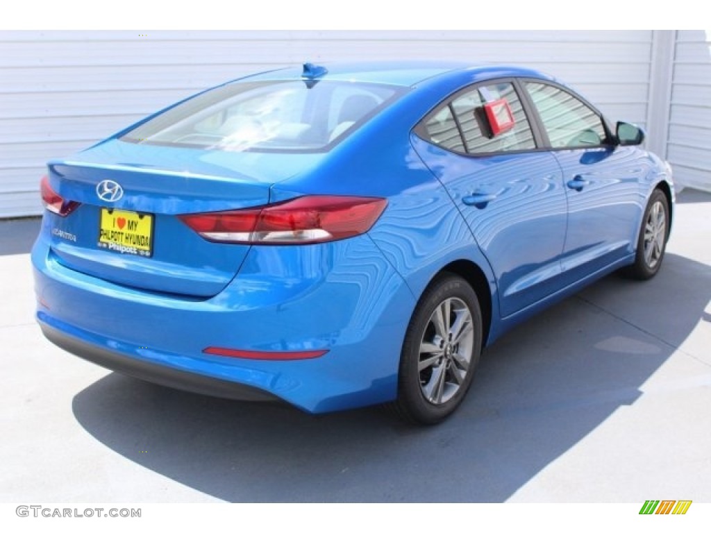 2017 Elantra SE - Electric Blue / Gray photo #8