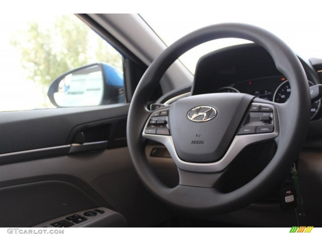 2017 Elantra SE - Electric Blue / Gray photo #20