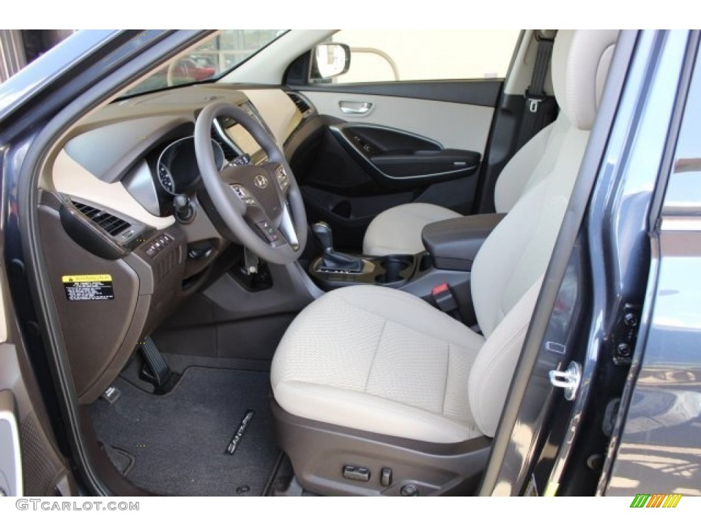 Beige Interior 2017 Hyundai Santa Fe Sport FWD Photo #121107608
