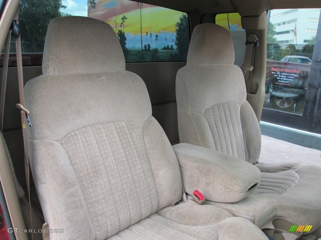 2000 S10 LS Extended Cab - Dark Cherry Red Metallic / Medium Gray photo #15