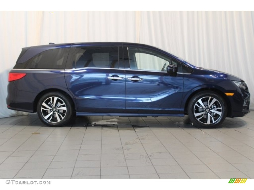Obsidian Blue Pearl 2018 Honda Odyssey Elite Exterior Photo #121109549
