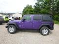 2017 Extreme Purple Jeep Wrangler Unlimited Sport 4x4  photo #2