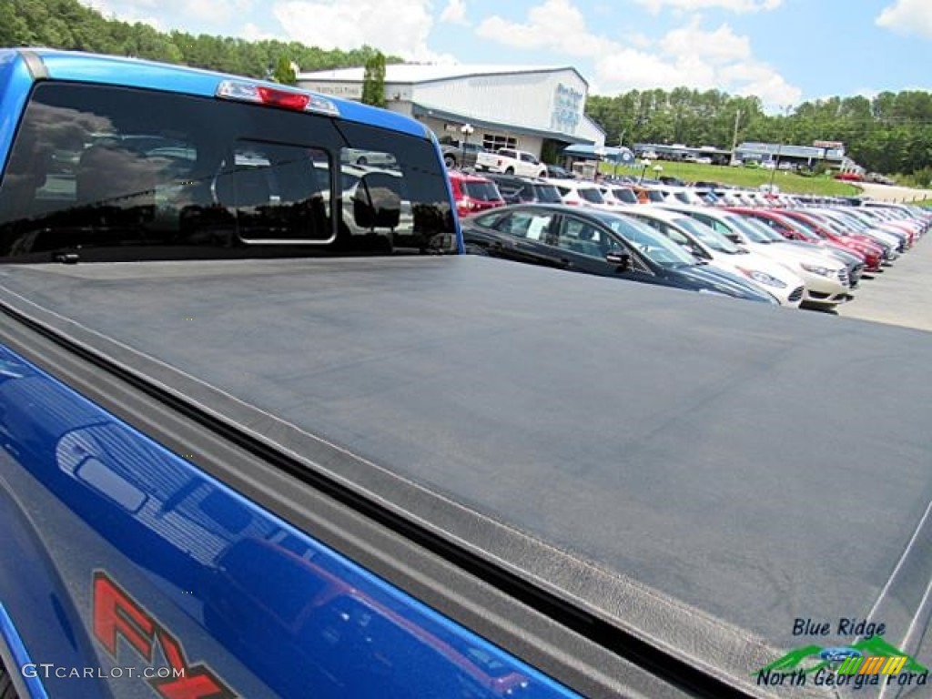2015 F150 XLT SuperCrew 4x4 - Blue Flame Metallic / Black photo #16