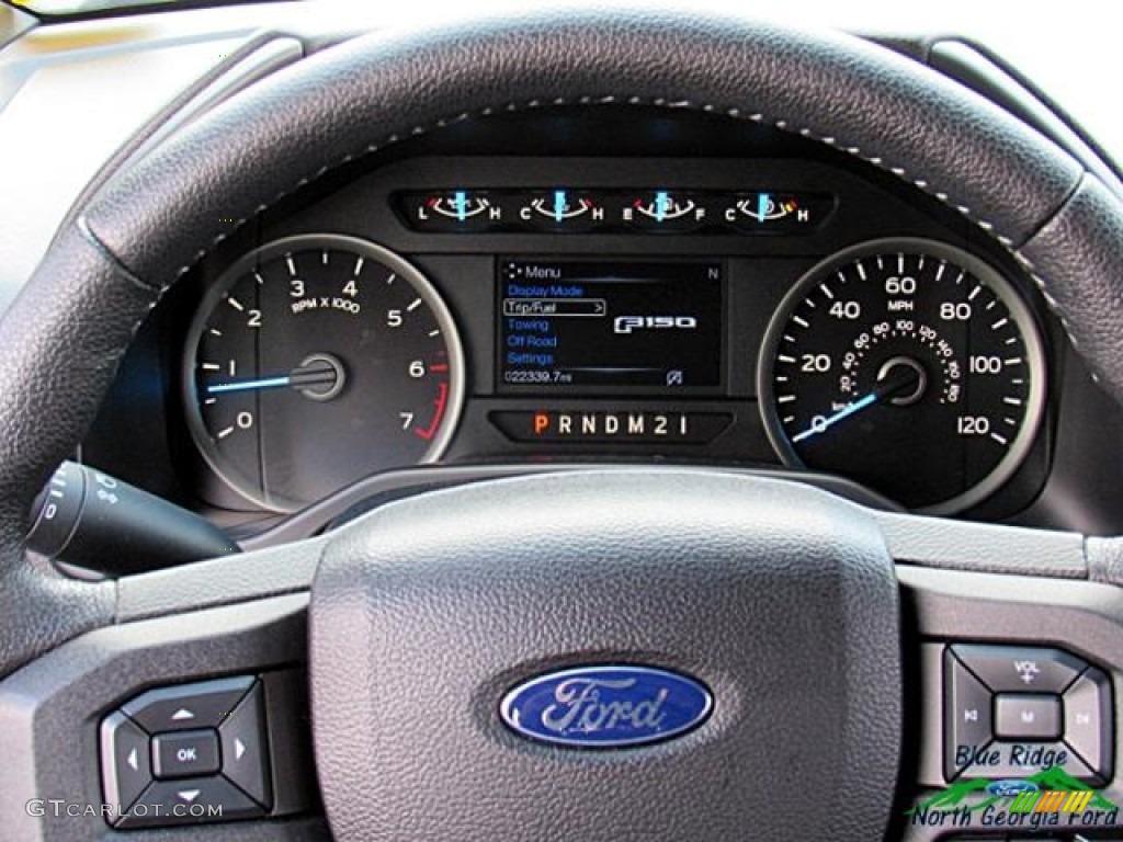 2015 F150 XLT SuperCrew 4x4 - Blue Flame Metallic / Black photo #20