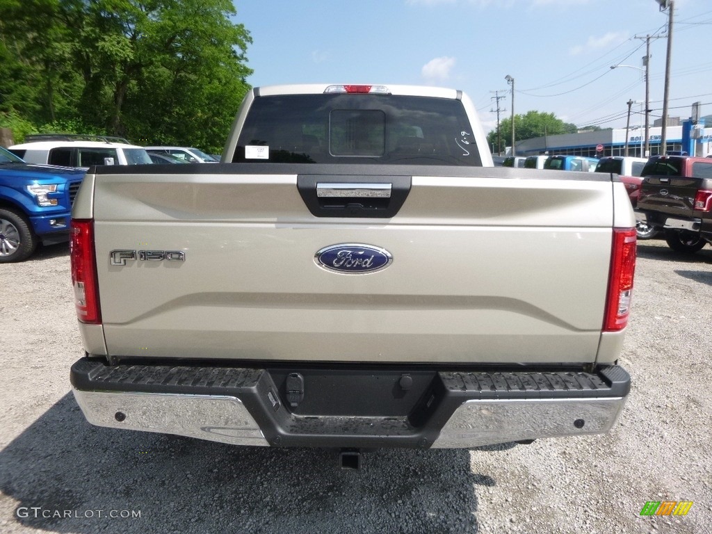 2017 F150 XLT SuperCrew 4x4 - White Gold / Light Camel photo #3