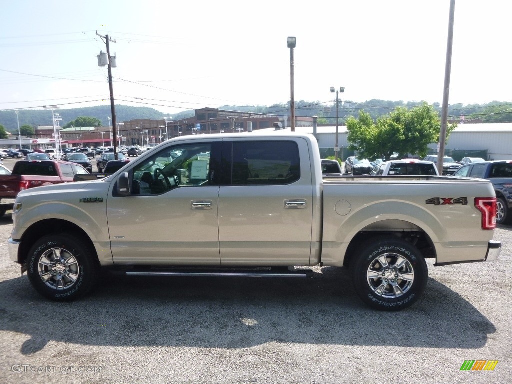 2017 F150 XLT SuperCrew 4x4 - White Gold / Light Camel photo #5