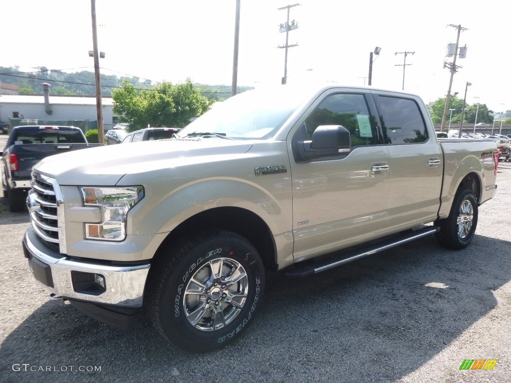 2017 F150 XLT SuperCrew 4x4 - White Gold / Light Camel photo #6