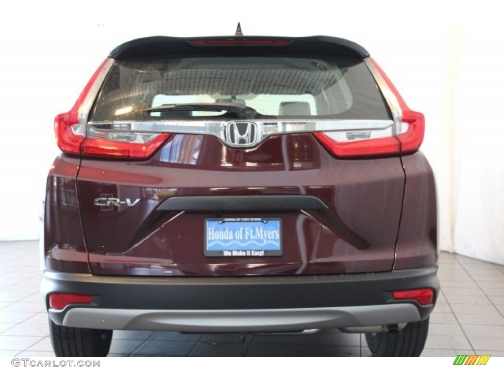 2017 CR-V LX - Basque Red Pearl II / Gray photo #6