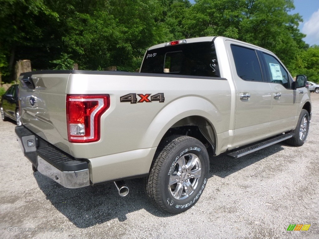 2017 F150 XLT SuperCrew 4x4 - White Gold / Light Camel photo #2