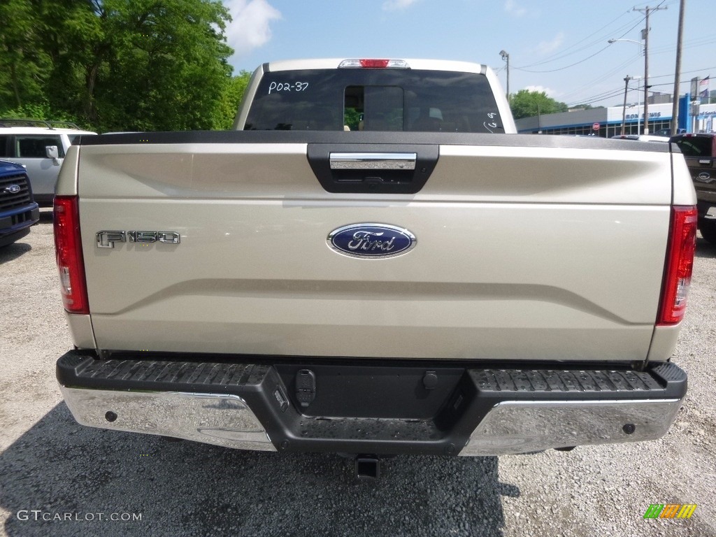 2017 F150 XLT SuperCrew 4x4 - White Gold / Light Camel photo #3