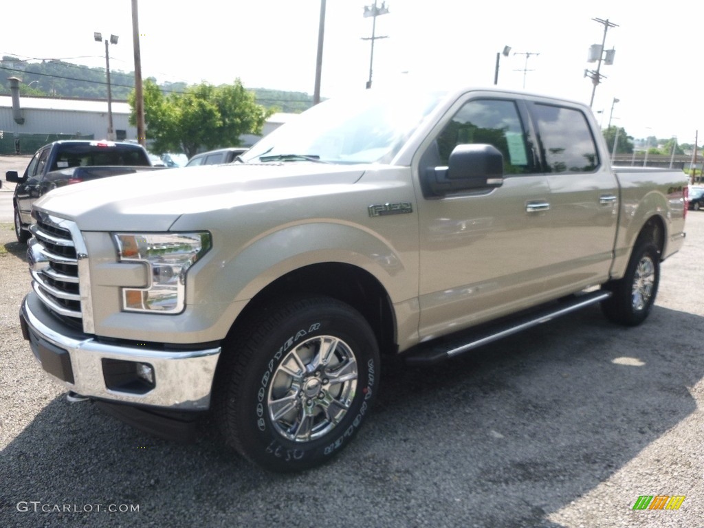 2017 F150 XLT SuperCrew 4x4 - White Gold / Light Camel photo #6