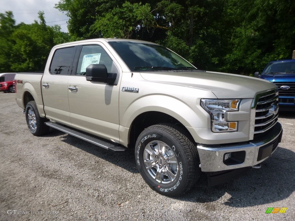 2017 F150 XLT SuperCrew 4x4 - White Gold / Light Camel photo #8