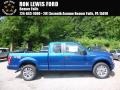 2017 Lightning Blue Ford F150 XL SuperCab 4x4  photo #1