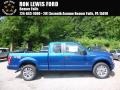 2017 Lightning Blue Ford F150 XL SuperCab 4x4  photo #1