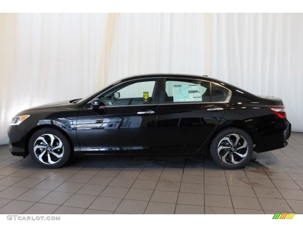 2017 Accord EX Sedan - Crystal Black Pearl / Black photo #5