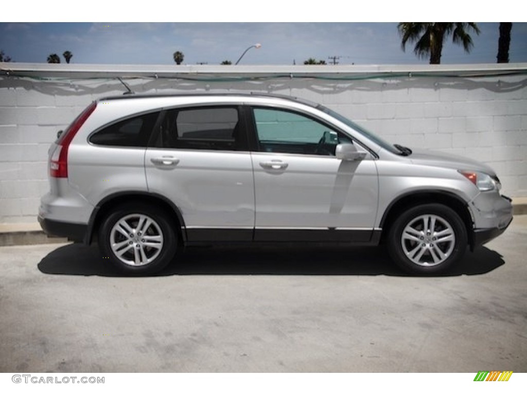 2010 CR-V EX-L - Alabaster Silver Metallic / Black photo #10