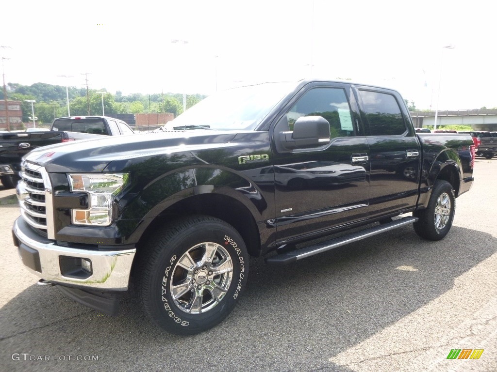2017 F150 XLT SuperCrew 4x4 - Shadow Black / Black photo #6