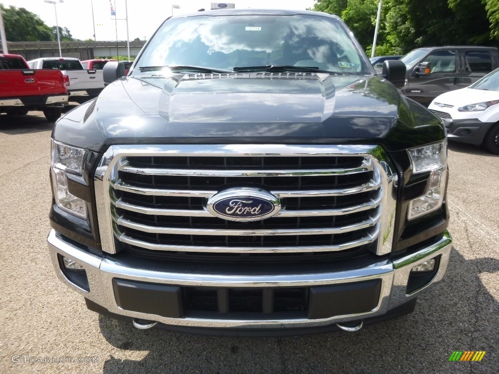 2017 F150 XLT SuperCrew 4x4 - Shadow Black / Black photo #7