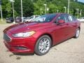 2017 Ruby Red Ford Fusion SE  photo #6