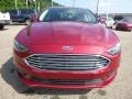 2017 Ruby Red Ford Fusion SE  photo #7