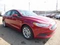 2017 Ruby Red Ford Fusion SE  photo #8