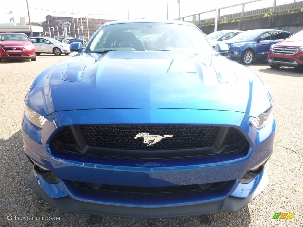 2017 Mustang GT Coupe - Lightning Blue / Ebony Recaro Sport Seats photo #8