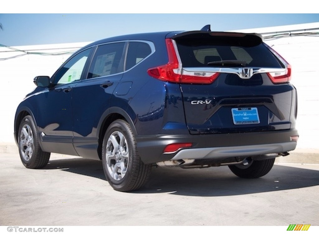 2017 CR-V EX-L - Obsidian Blue Pearl / Gray photo #2