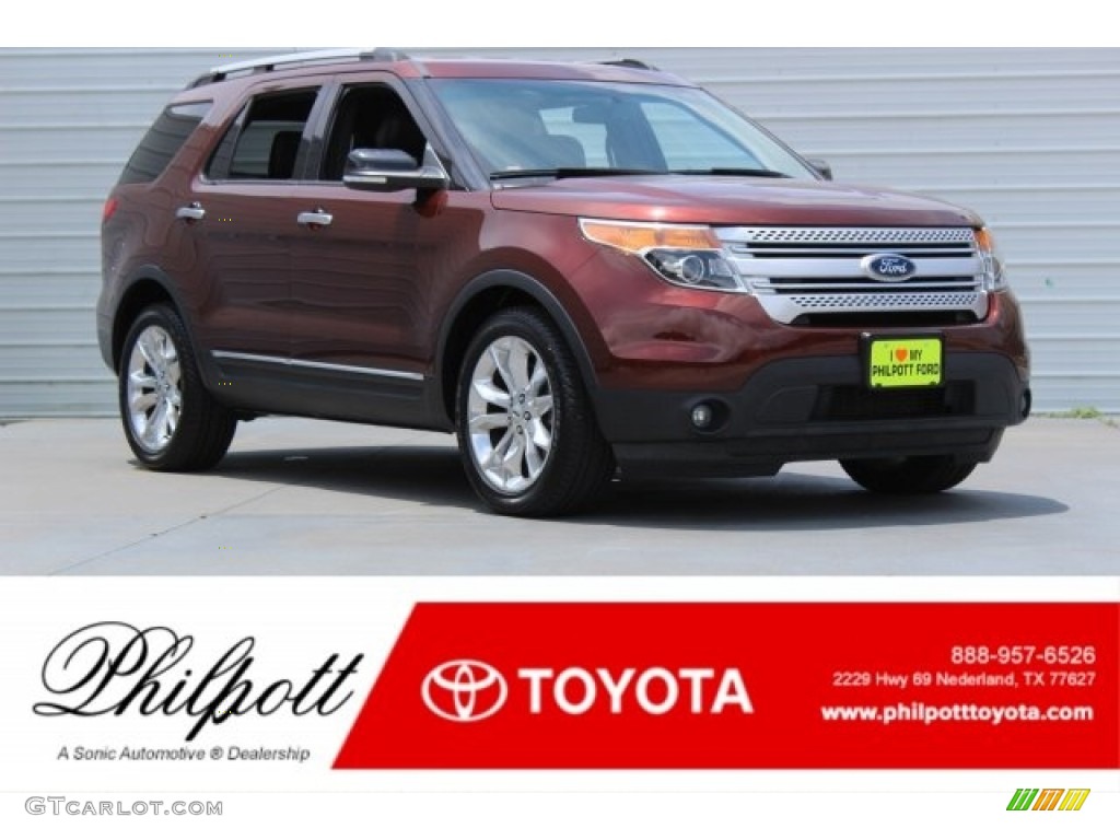 2015 Explorer XLT - Bronze Fire / Charcoal Black photo #1