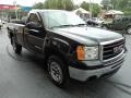 2009 Carbon Black Metallic GMC Sierra 1500 Work Truck Regular Cab 4x4  photo #5