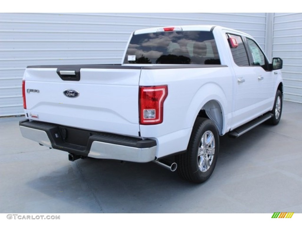 2017 F150 XLT SuperCrew - Oxford White / Earth Gray photo #7