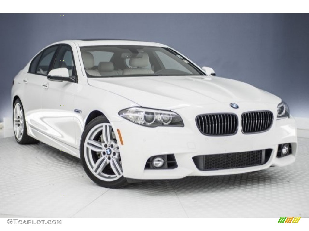 Alpine White 2014 BMW 5 Series 535i Sedan Exterior Photo #121130517